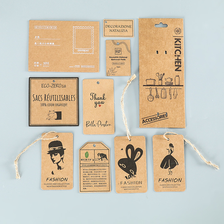 پائیدار پیکیجنگ کے لئے زیل ایکس ماحول دوست کسٹم کرافٹ پیپر ہینگ ٹیگز لانچ کرتا ہے