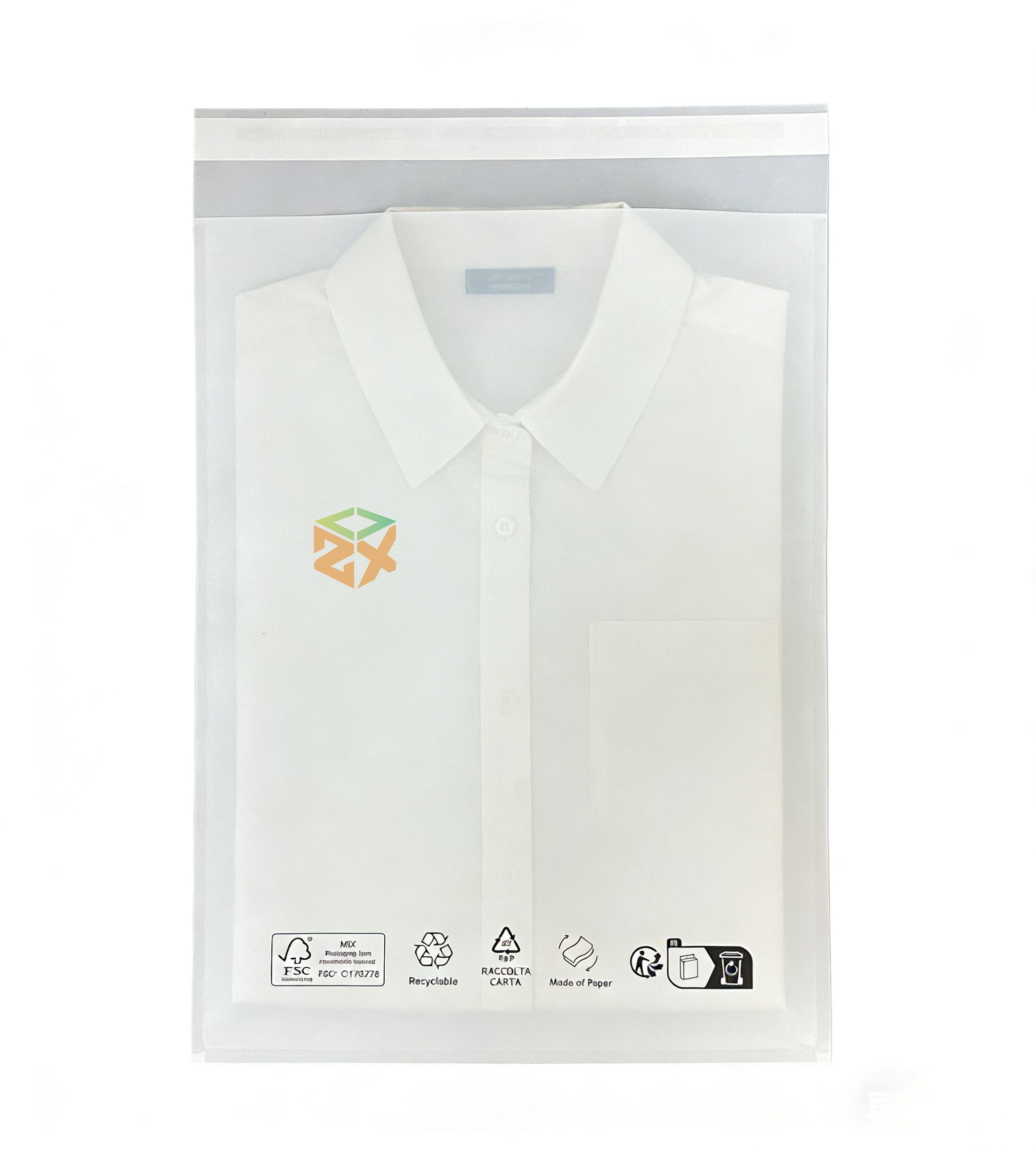 اپنی مرضی کے مطابق ماحول دوست گلاسین پیپر بیگ